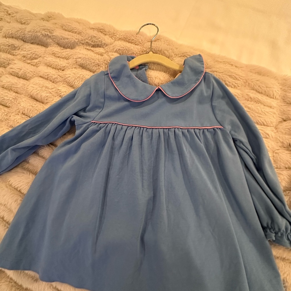 Beaufort Bonnet Toddler Girls' Blue Peter Pan Collar Tunic Top